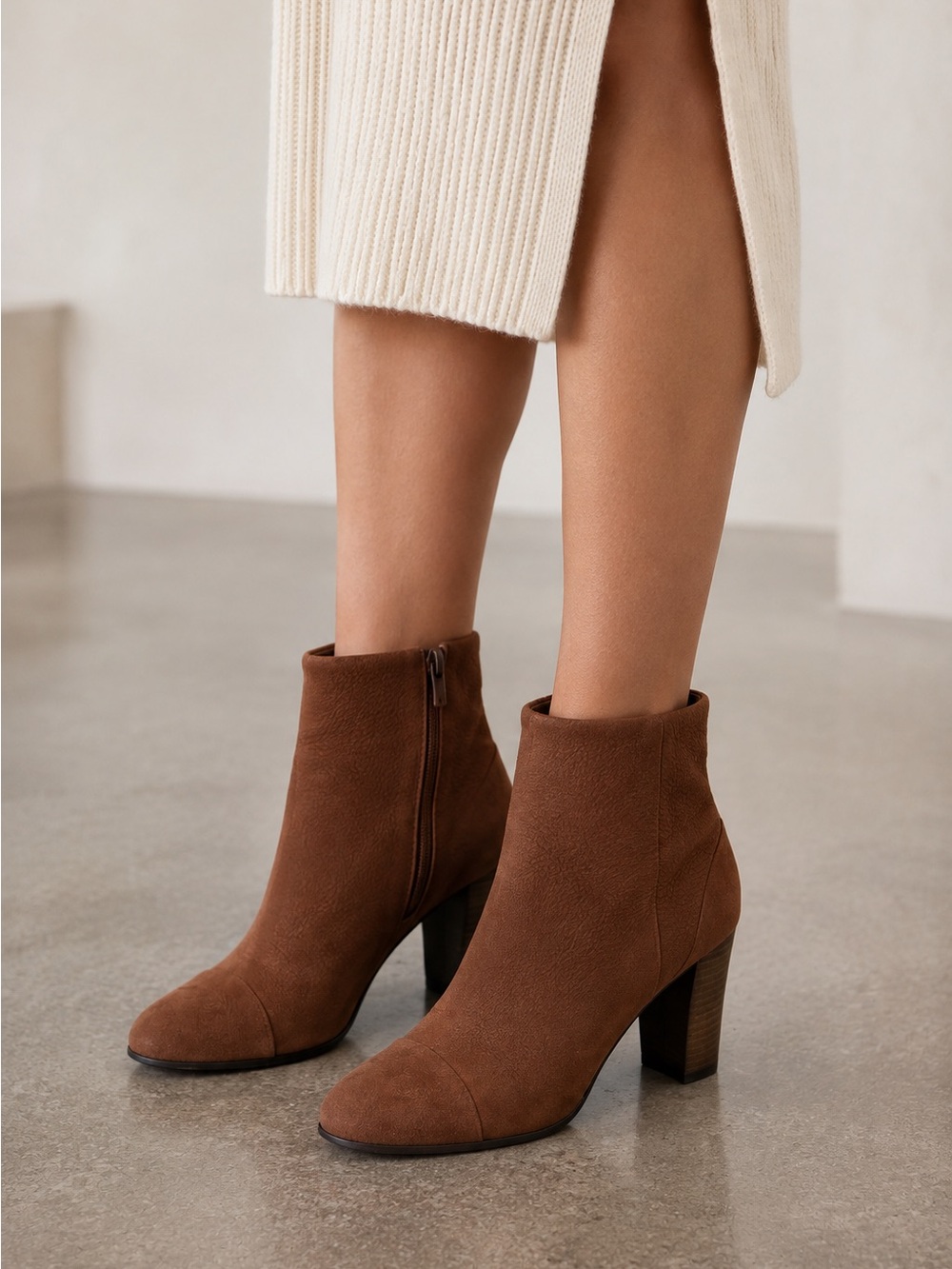 Cole Haan Brown Suede Women's Ankle Booties